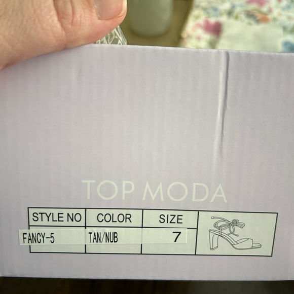 Top Moda Tan Heels - Picture 11 of 11